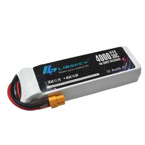 3S 11.1V 4000mAh 30C Lipo Battery Batteries Drones Xpress JST