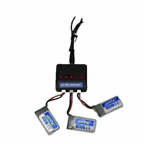 3.7V 260mAh Lipo Battery Batteries Drones Xpress 3pc + Charger 25C