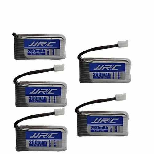 3.7V 260mAh Lipo Battery Batteries Drones Xpress 3pc + Charger 25C