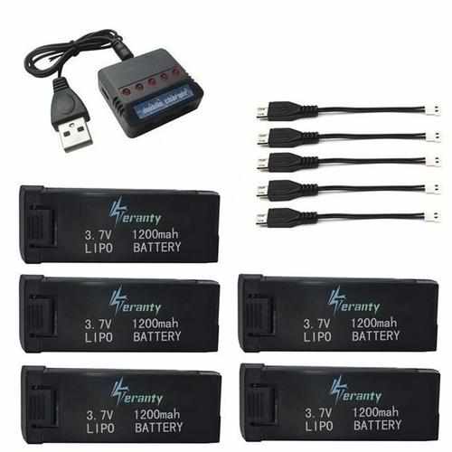 3.7v 1200mAh Lipo Battery for E58 JY019 S168 Batteries Drones Xpress 3 pcs + Charger