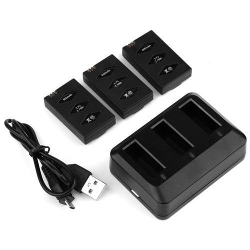3pcs 3.7V 600mAh 20C Li-po Battery for Parrot Mini Drone Batteries Drones Xpress
