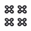 3sets 12pcs Motor Anti-vibration Pad Accessories Drones Xpress Black