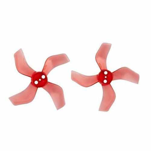 4 Pairs Gemfan 1636 1.6x3.6x4 40mm 1.5mm Hole 4-blade Propeller Propellers Drones Xpress Clear Purple