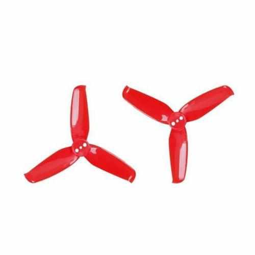 4 Pairs Gemfan Flash 2540 2.5x4 2.5 Inch 3 Blade Propeller Propellers Drones Xpress Red