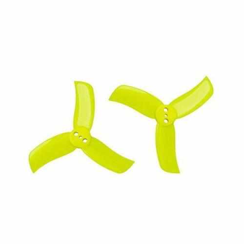 4 Pairs Gemfan Hulkie 2040 2.0X4.0 CW CCW PC 3 Blades Propeller Propellers Drones Xpress Yellow