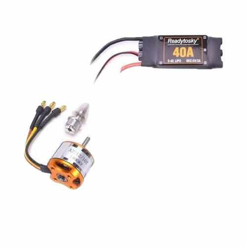 40A Brushless ESC 2200KV Motor MG90S Servo Gear ESC Drones Xpress Full with 2200KV Motor