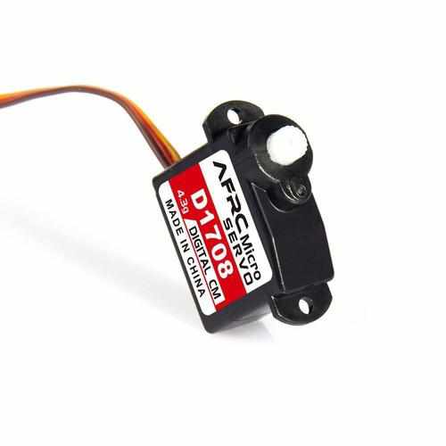 4PCS AFRC D1708 4.3g Micro Plastic Gear Digital Servo With for Futaba Servos Drones Xpress Futaba Plug