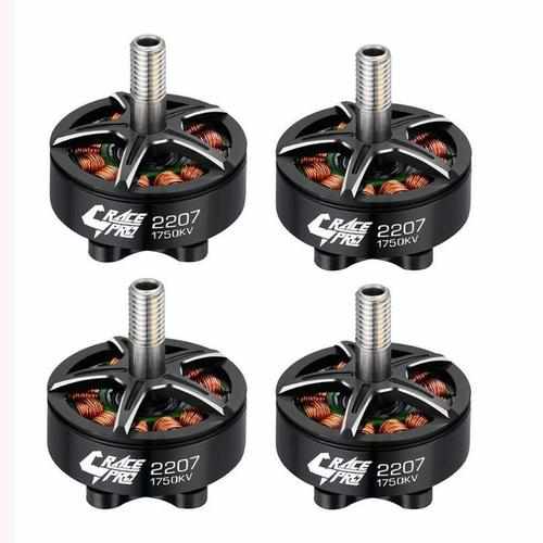 4PCS Hobbywing XRotor Race Pro 2207 2650KV 2450KV 1750KV Brushless Motor Motors Drones Xpress 1750KV Black
