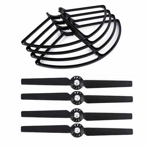 4PCS Yuneec Typhoon Q500 Propeller and Guard Propellers Drones Xpress Black