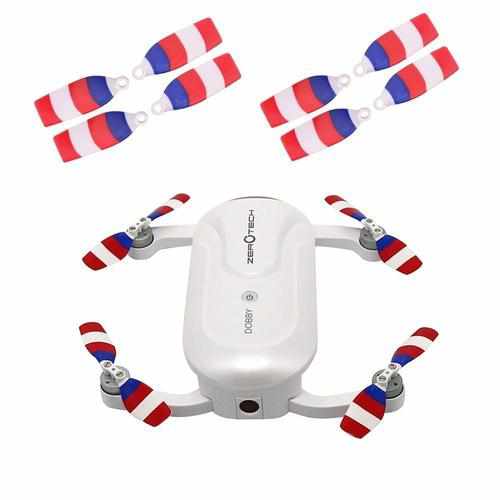 4Pcs/1Set Quick Release Propeller for ZEROTECH Dobby Pocket Drone Propellers Drones Xpress white