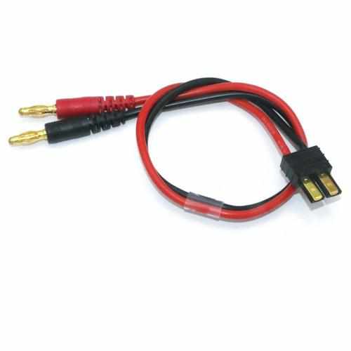 4.0mm Banana Plug to TRX Connector Adapter Cable 35cm Long Cables Drones Xpress