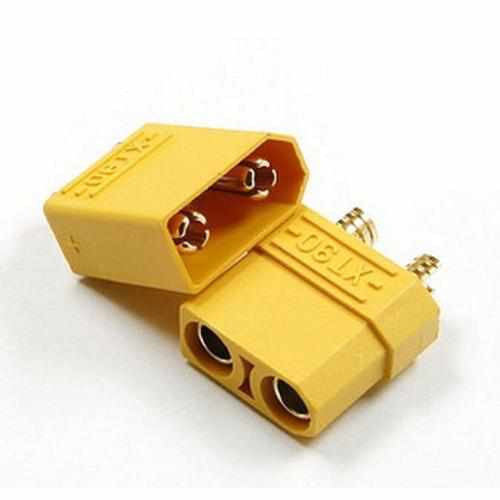4pcs Amass XT90 Battery Connector Set 4.5mm Gold Plated Banana Plug Cables Drones Xpress