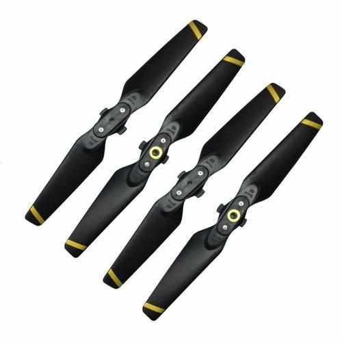 4pcs Black with Gold Stripe Propeller for DJI Spark Drone 4730F Propellers Drones Xpress