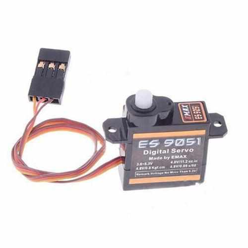 4pcs EMAX ES9051 ES9251 Digital Servo Plastic Gear Servos Drones Xpress 4pcs 9051 4.3g