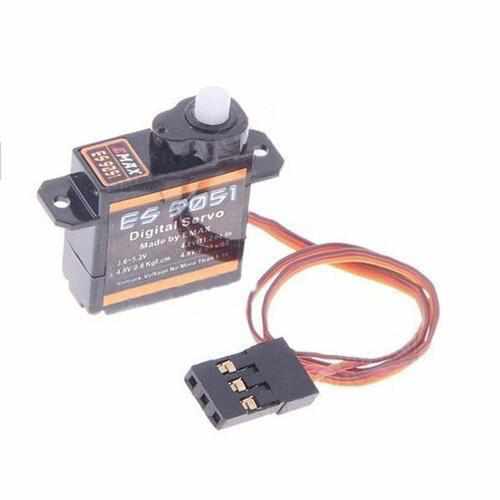 4pcs EMAX ES9051 ES9251 Digital Servo Plastic Gear Servos Drones Xpress 4pcs 9051 4.3g