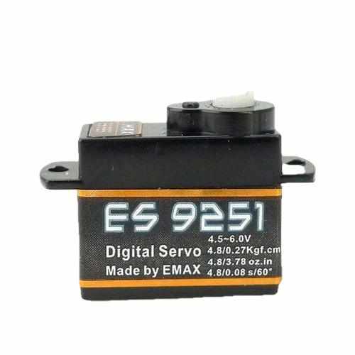 4pcs EMAX ES9051 ES9251 Digital Servo Plastic Gear Servos Drones Xpress 4pcs 9051 4.3g