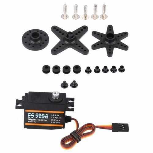 4pcs EMAX ES9257 ES9258 Plastic Metal Micro Digital Servo Servos Drones Xpress 4pc 9258 servo