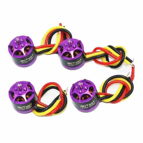 4pcs Mitoot R1106 7500KV Metal Brushless Motor Kit Motors Drones Xpress