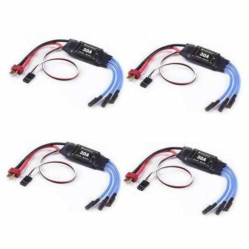4pcs Rc Brushless 30A ESC 2-4S Electric Speed Controller ESC Drones Xpress Long wire