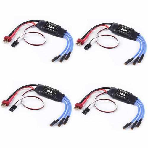 4pcs Rc Brushless 30A ESC 2-4S Electric Speed Controller ESC Drones Xpress Long wire