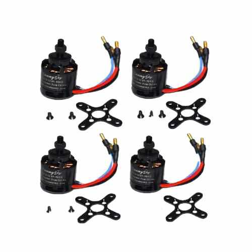 4pcs Sunnysky X2212 980KV KV1400 1250 2450 180W Brushless Motor Motors Drones Xpress X2212 KV980