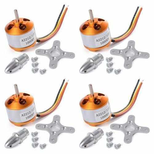 4pcs XXD A2212 1000KV Brushless Motors +Holder for RC Motors Drones Xpress 1000kv