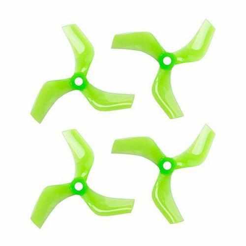 4pcs/2Pairs Gemfan 75mm Ducted PC 3-Blade Propeller Propellers Drones Xpress Green