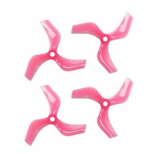 4pcs/2Pairs Gemfan 75mm Ducted PC 3-Blade Propeller Propellers Drones Xpress Pink