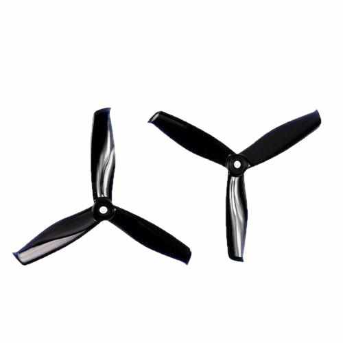 4pcs/2pairs Gemfan Hulkie 5055S 3 Blade CW CCW Propeller Propellers Drones Xpress Black