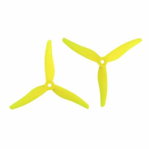 4pcs/2pairs Gemfan Hurricane 51466 Tri-Blade Propeller for 2306 2207 Motor Propellers Drones Xpress Yellow