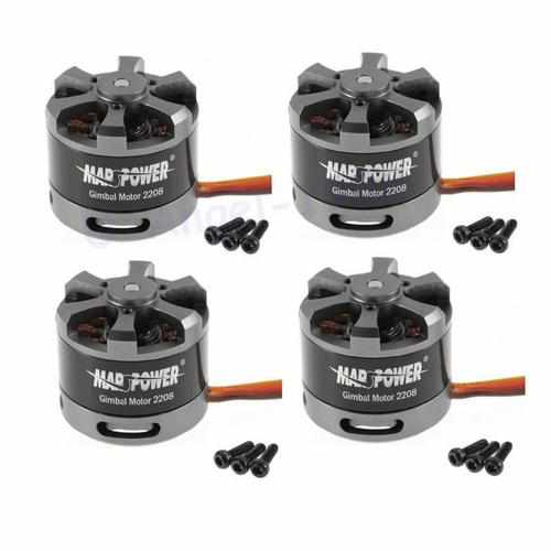 4set Brushless Gimbal Motor 2208 80T Motors Drones Xpress