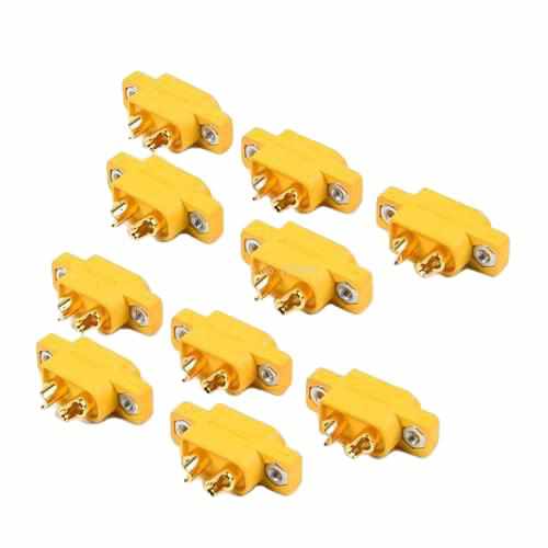 5/10PCS AMASS XT60E-M Male Plug Cables Drones Xpress 5pcs