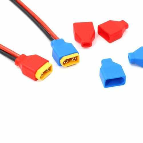 5PCS XT60 Plug Connector Protective Case Accessories Drones Xpress Red