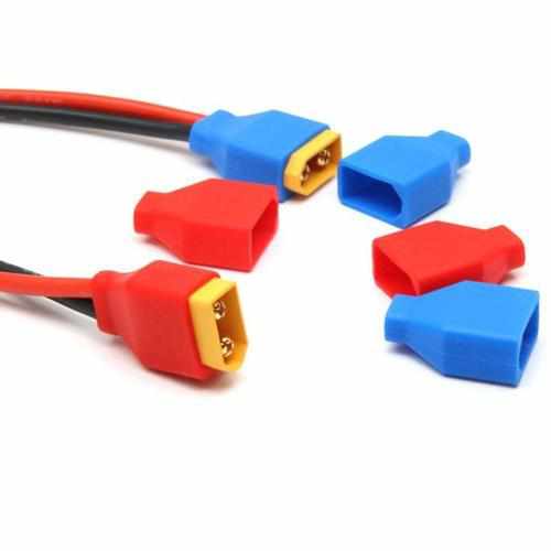 5PCS XT60 Plug Connector Protective Case Accessories Drones Xpress Red