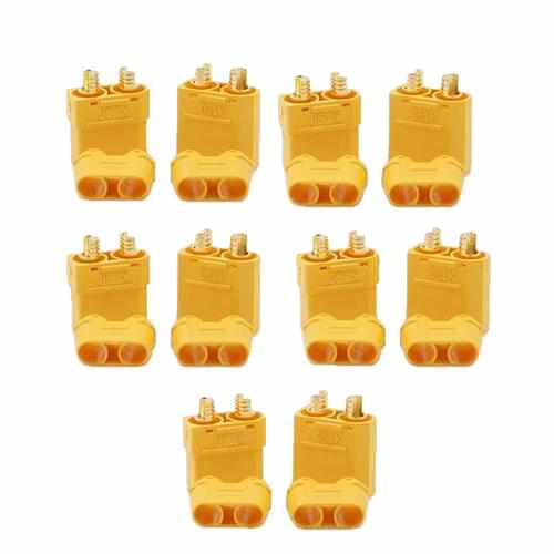5Pair Amass XT90+ Plug Connectors Male Female Cables Drones Xpress
