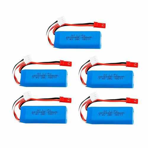 5pcs 2S 7.4V 450maH 20C Lipo Battery Batteries Drones Xpress