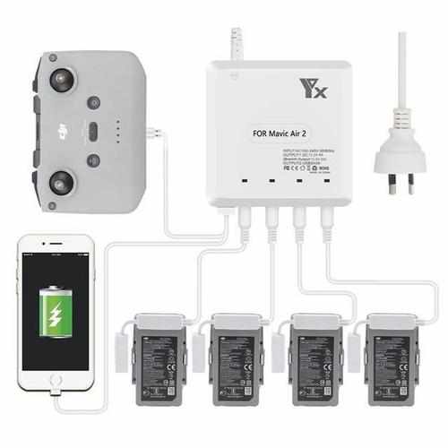 6 in 1 Multi Charging Hub for DJI Mavic Air 2 Drone Chargers Drones Xpress