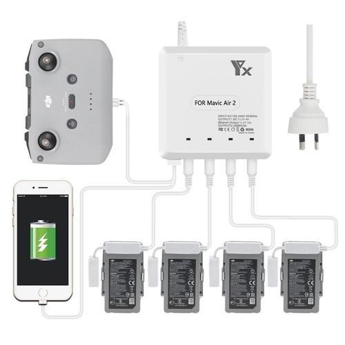 6 in 1 Multi Charging Hub for DJI Mavic Air 2 Drone Chargers Drones Xpress