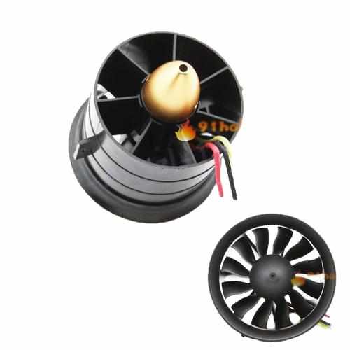 64mm 70MM 90MM 120MM 12 Blades Ducted Fan System EDF Motors Drones Xpress 64MM 3S 3200KV