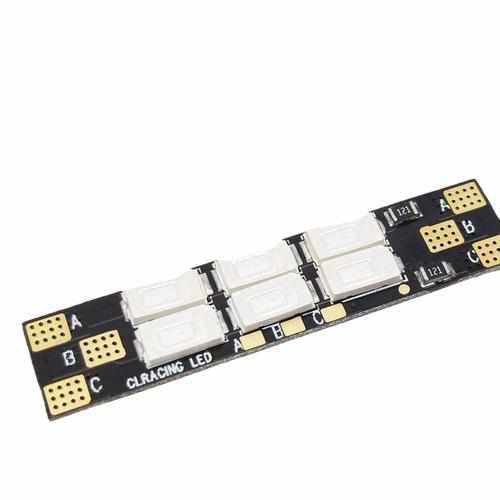 8pcs 2835/5730 LED Board Light 6Bits 3-6S ESC-LED for RC Drone Accessories Drones Xpress 4PCS 25mm Blue