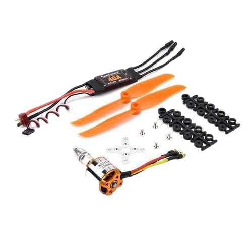 A2217 1100KV Brushless Motor + 40A ESC + SG90 Servo Motors Drones Xpress 2217 1100KV set