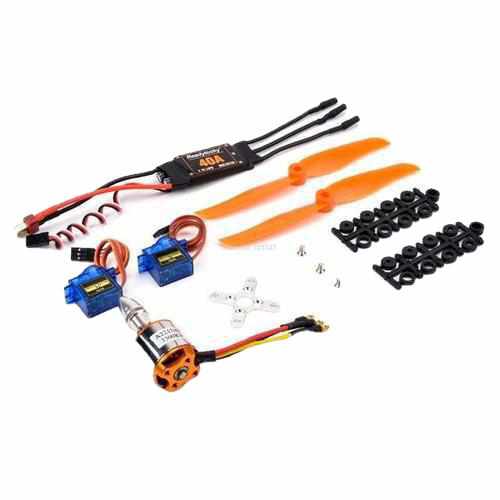 A2217 1100KV Brushless Motor + 40A ESC + SG90 Servo Motors Drones Xpress 2217 1100KV set