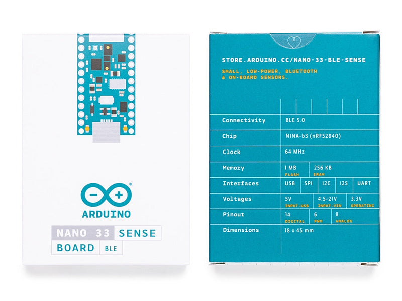 Arduino Nano 33 BLE Sense