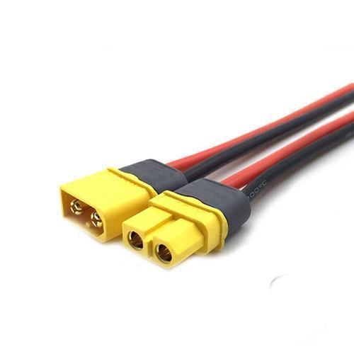 AMASS 14AWG+XT60 Connector W/Housing 10CM Silicon Wire Cables Drones Xpress 1 pc M no housing