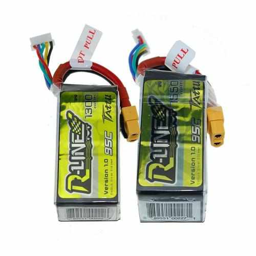 Ace Tattu R-Line LiPo Rechargeable Battery 1550mAh 95C 14.8V 4s1p for RC FPV Batteries Drones Xpress 1300mah 95c 4s