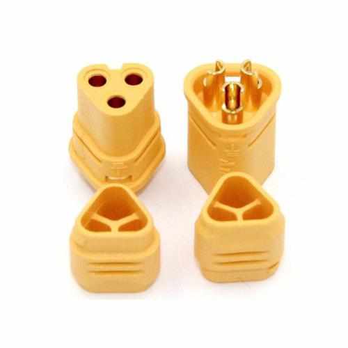 Amass XT60 MT30 2mm 3-pin Bullet Connectors Plug Cables Drones Xpress MT30 3pin Connector