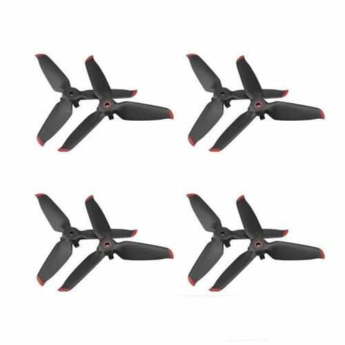 Black Red 2 Pairs Quick Release 5328S Propellers for DJI FPV Combo Propellers Drones Xpress