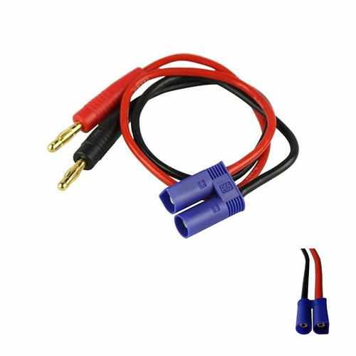 EC5 to 4.0mm Banana Bullet Plug Connector With 14AWG Silicone Cable 30CM Cables Drones Xpress