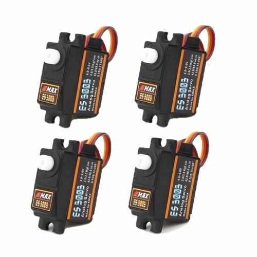 EMAX ES3003 23T Plastic Gear Analog Servo Servos Drones Xpress 4 piece