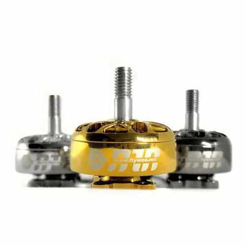 FLYWOO NIN N2306 2-6S FPV 1750/2450/2750KV Brushless Motor Motors Drones Xpress 1PC Gold 2450KV